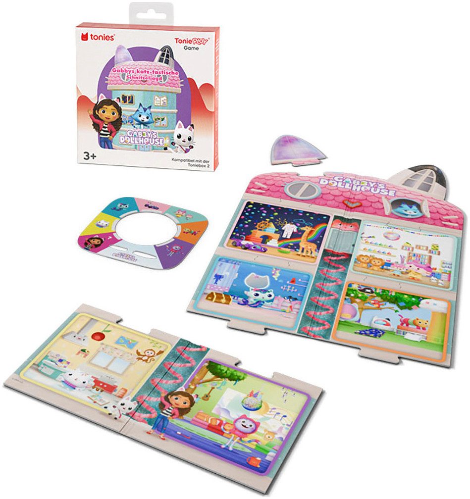 tonies Hörspiel Gabby's Dollhouse: Gabby´s katz-tastische Schnitzeljagd Tonieplay Game, (Packung), Tonieplay Game M
