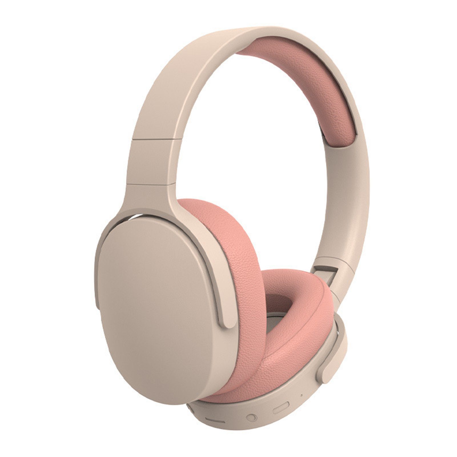 Rutaqian Bluetooth Kopfhörer, Kabellose Kopfhörer,HiFi Stereo Faltbare Headset Bluetooth-Kopfhörer (Bluetooth) Rosa