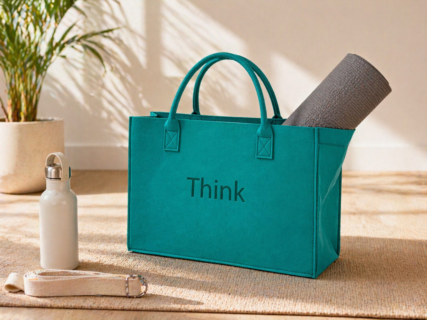 heimtexland Einkaufsshopper Universal Filztasche Einkaufstasche Filz Shopper, 24 l, Henkel Tragetasche - strapazierfähig langlebig nachhaltig – Bild 2 von 4