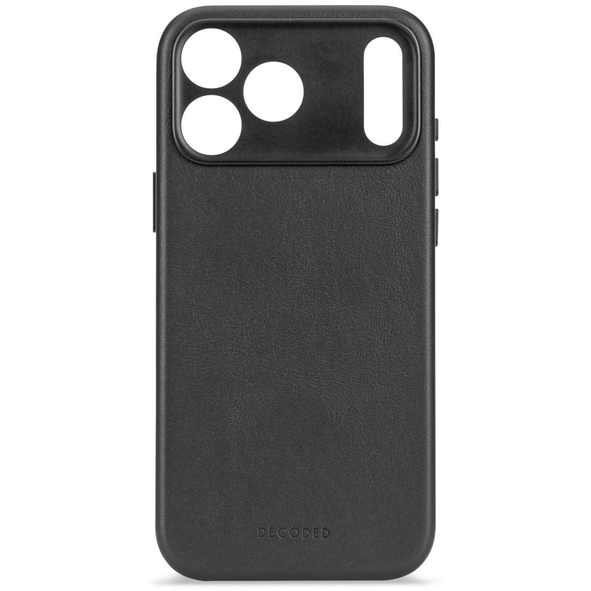 DECODED Smartphone-Hülle Leather Backcover iPhone 17 Pro Black