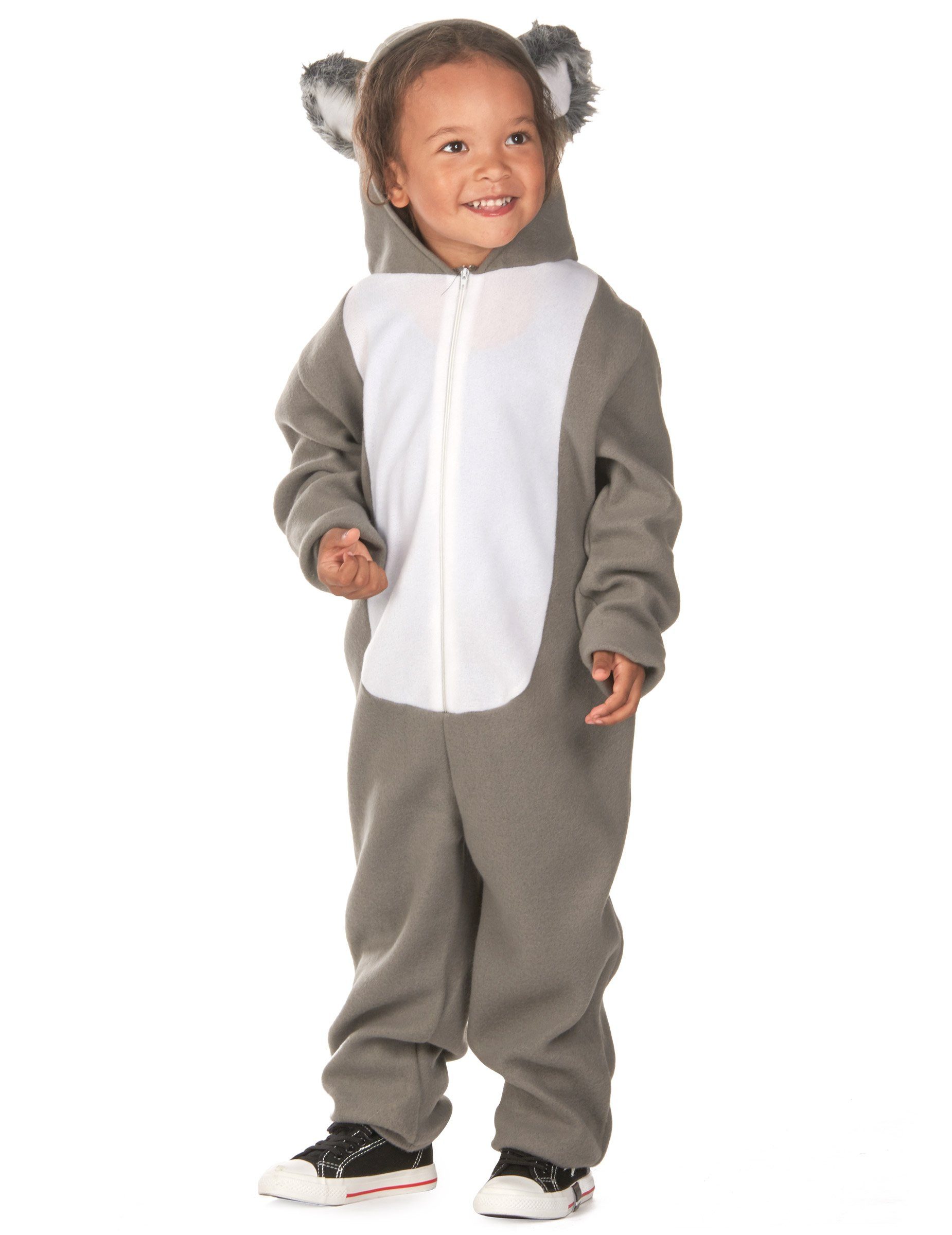 JADEO Kostüm Flauschiges Koala-Kinderkostüm grau-weiß