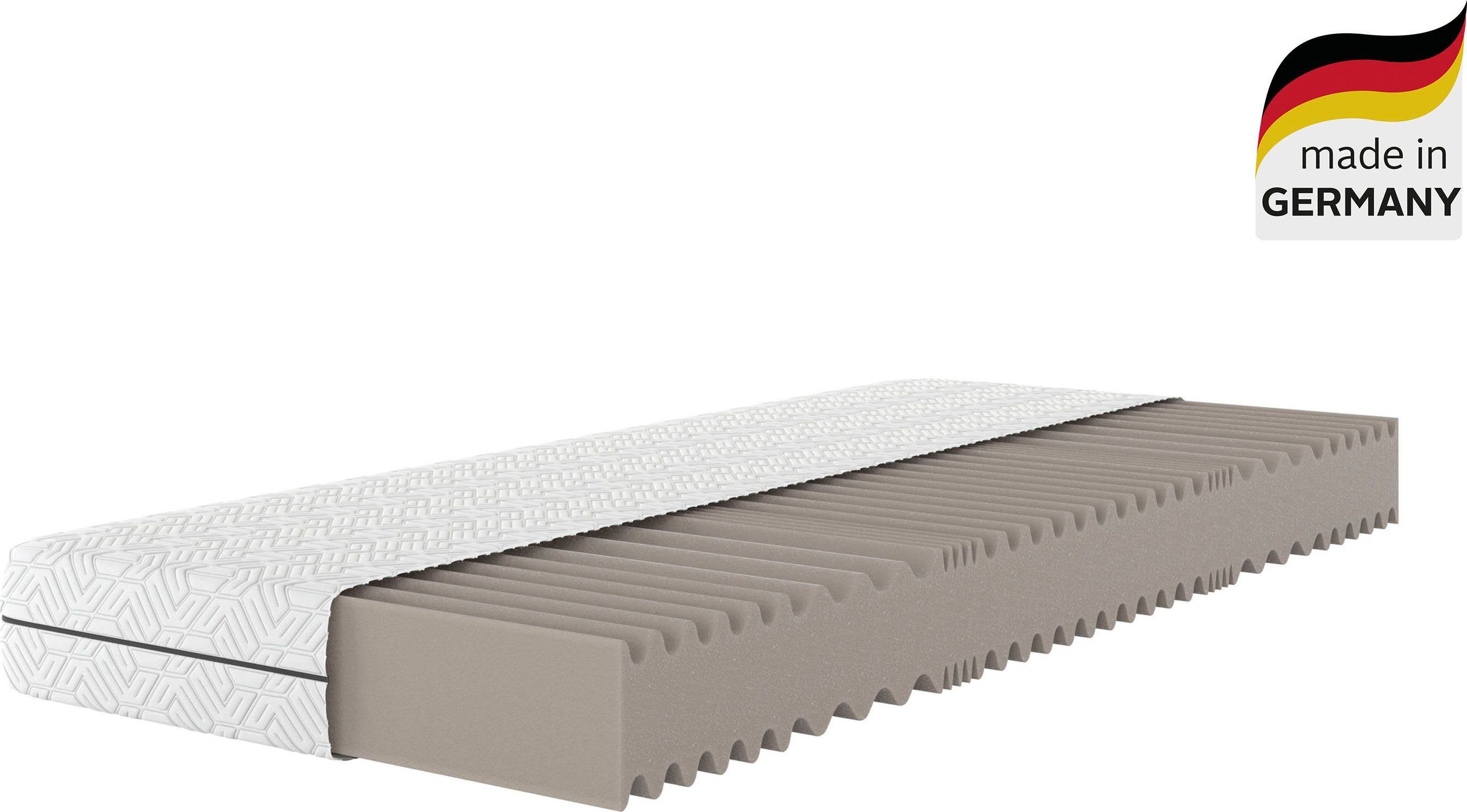 Komfortschaummatratze »Mellbystrand«, Älgdröm, 18 cm hoch, Raumgewicht: 30, Ergonomischer 7-Zonen Komfortschaumkern mit hochwertigen Bezug aus…