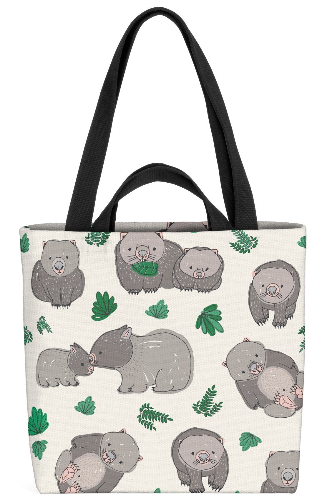 VOID Henkeltasche (1-tlg), Wombats Australien Wombat Haus-Tier Wild-Tier Reise Maus Hamster Sydney