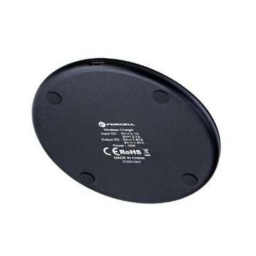 Forcell 15W Induktion Ladegerät Schnell Quick Charge Schwarz Wireless Charger