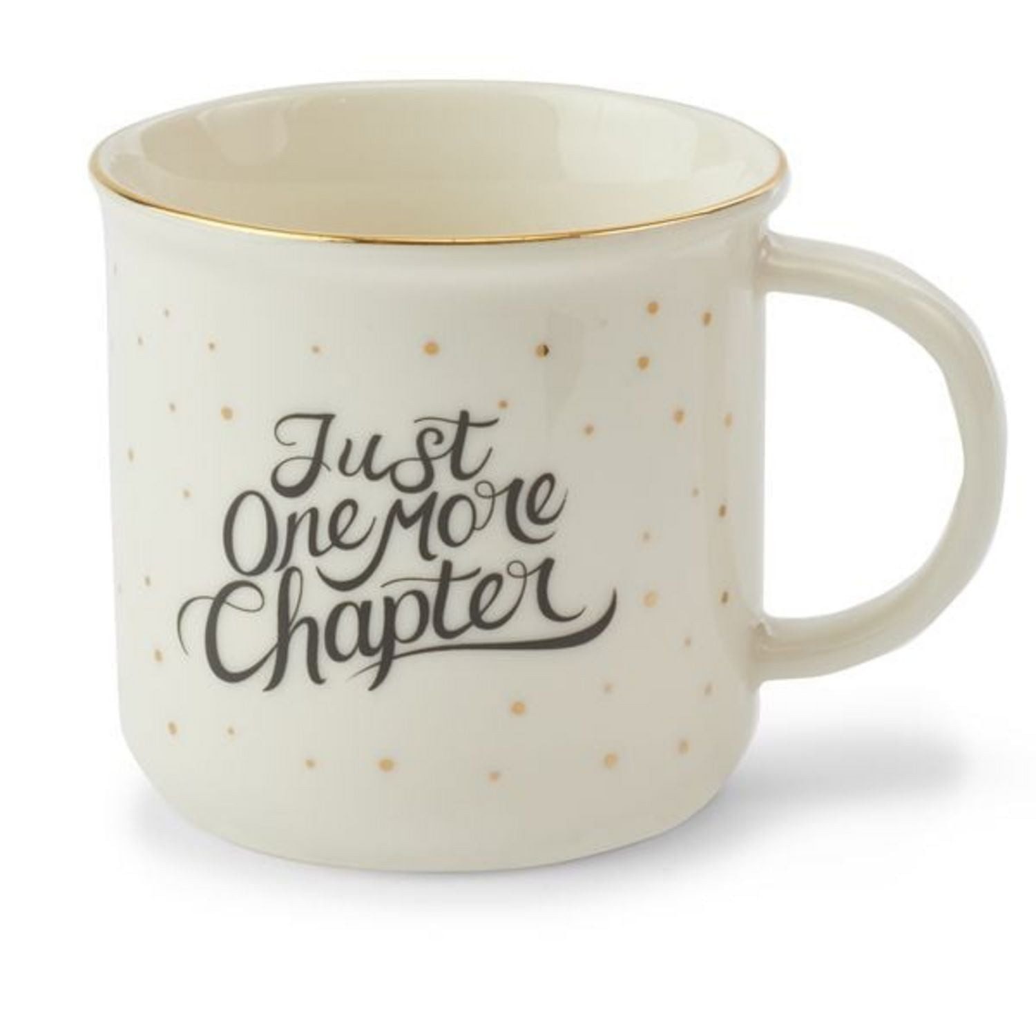 Tasse Tasse Emaille Look ""Just one more Chapter""