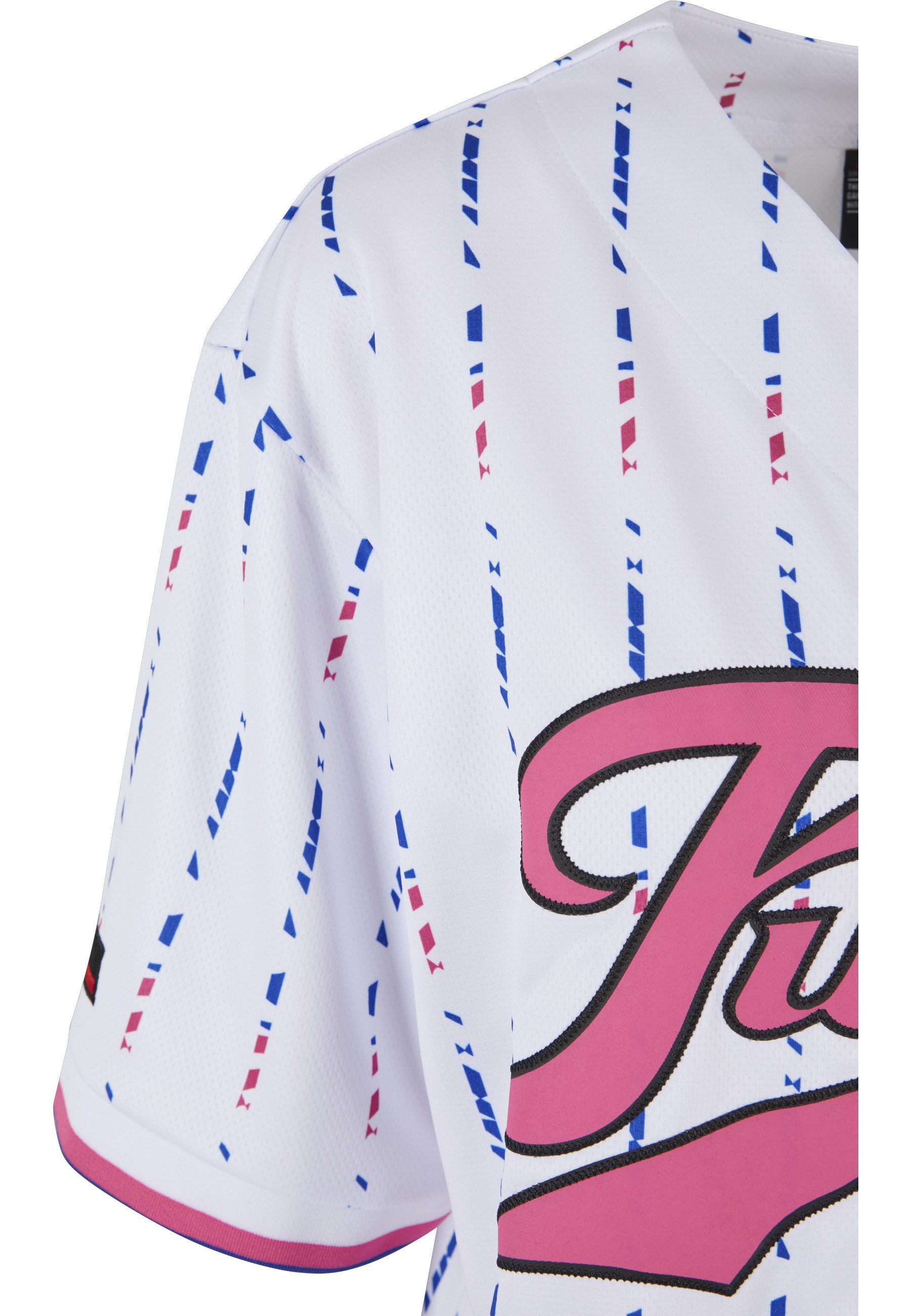 Fubu T-Shirt Fubu Damen FW222-021-1 FUBU Varsity Stripe Baseball Jersey (1-tlg)