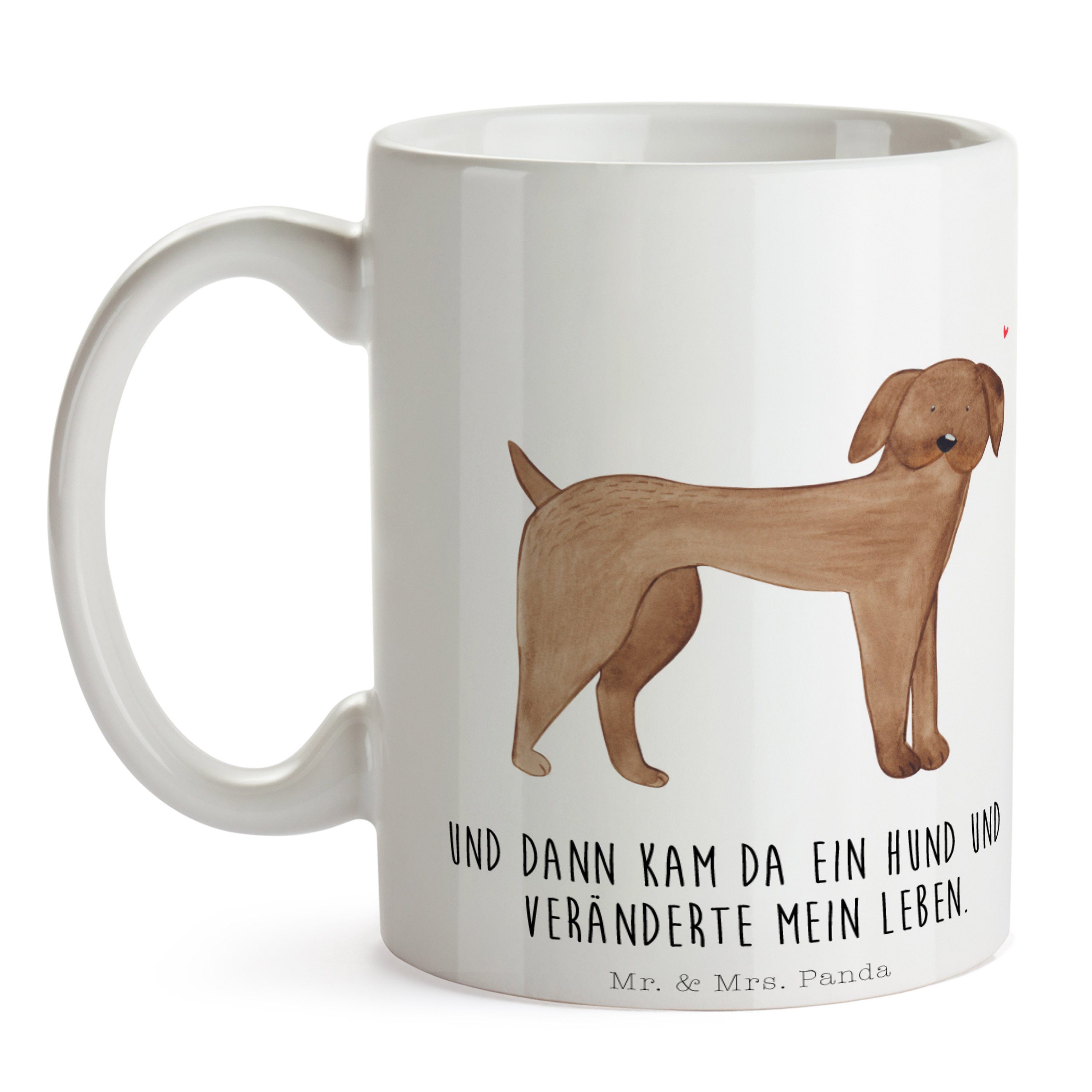 Mr. & - Geschenk, Mrs. Weiß Motive, Keramik Dogge Sprüche, Haust, Tasse - Tasse Teebecher, Hund Panda