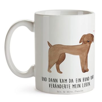 Mr. & Mrs. Panda Tasse Hund Dogge - Weiß - Geschenk, Teebecher, Tasse Motive, Sprüche, Haust, Keramik, Herzberührende Designs