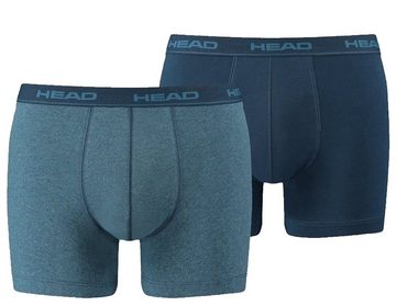 Head Boxershorts Basic Boxer Hüft-Shorts Unterhose Outdoorsport (Set, 2er-Pack) mit Logo auf dem Elastikbund