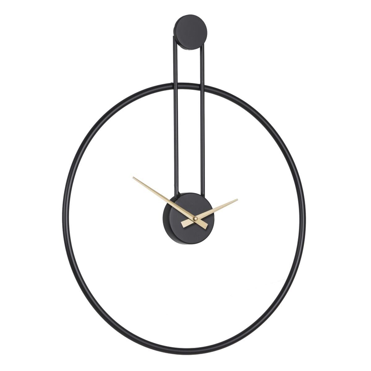 Wanduhr Bigbuy Uhr 5 x x cm 62 Metall Schwarz 50