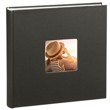 Hama Fotoalbum Jumbo Fotoalbum 30 x 30 cm, 100 Seiten, Album, Schwarz