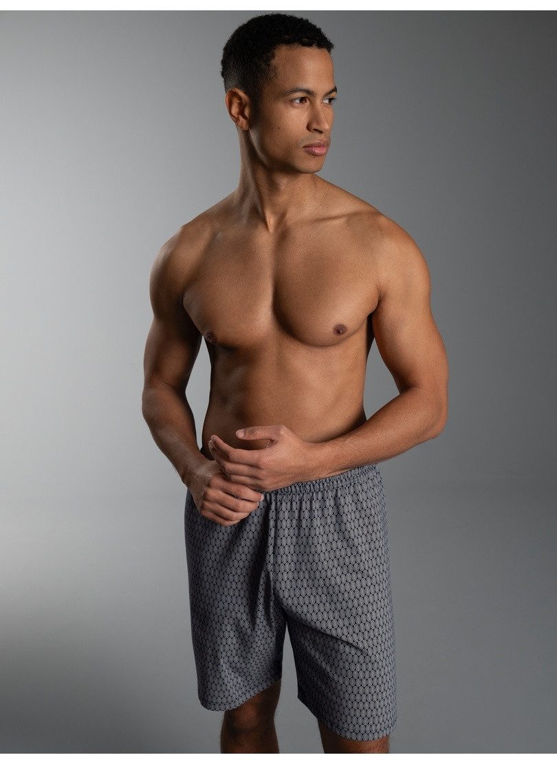Trigema Bermudas TRIGEMA Pyjama Short mit modischem Allover-Muster (1-tlg)