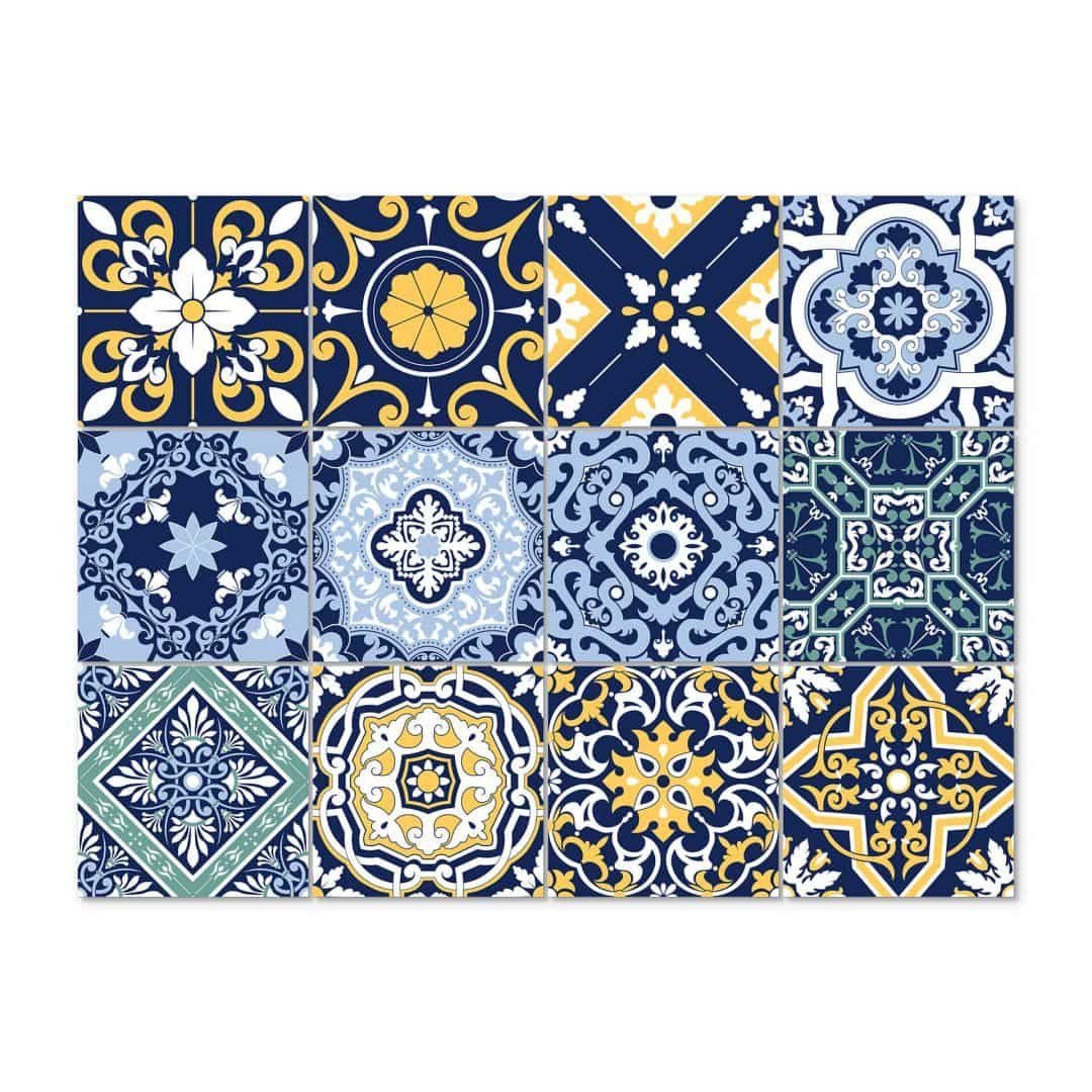 Klebefliese Marokkanische selbstklebend Kachel Wall Fliesenaufkleber Küche Sticker Art K&L