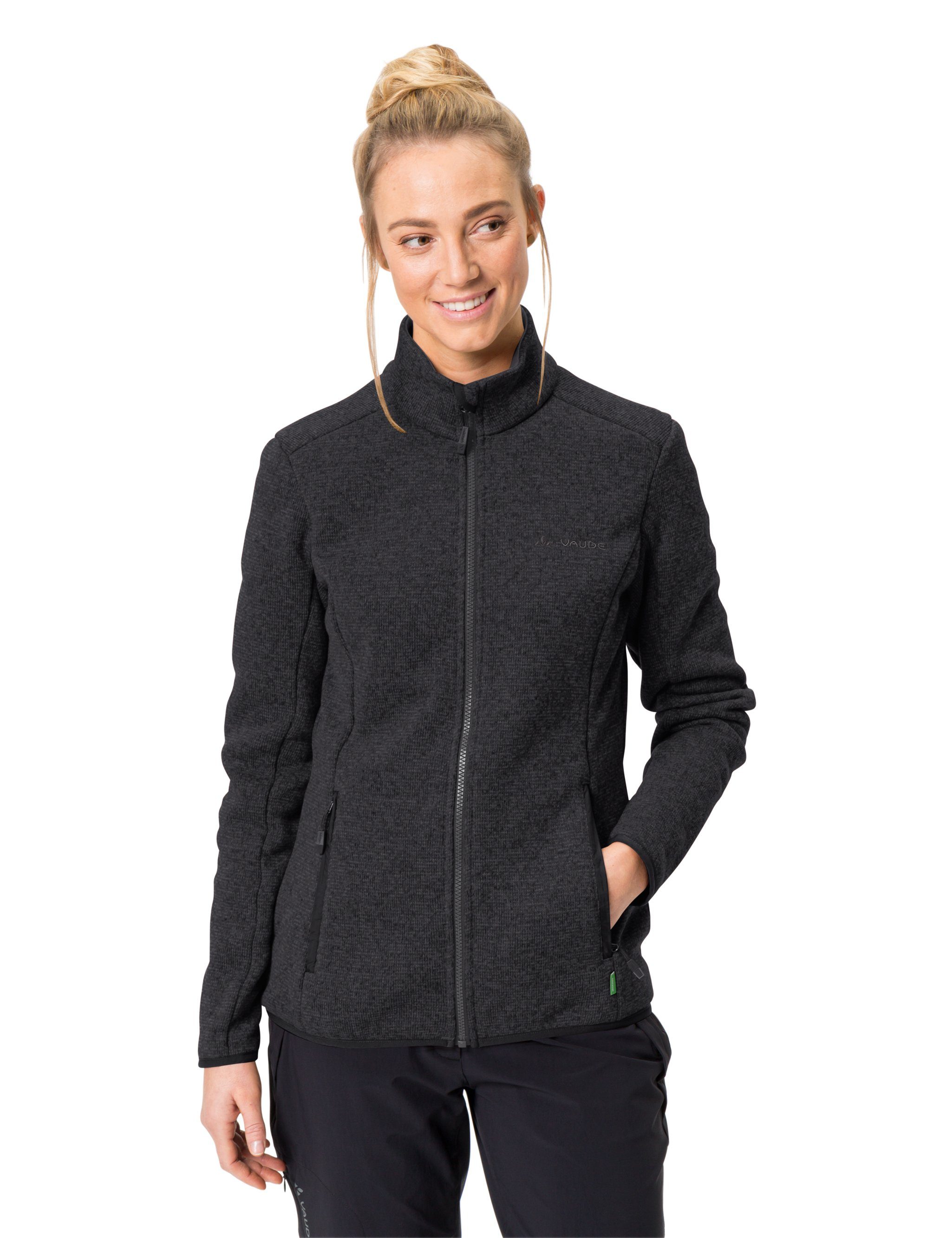 VAUDE Klimaneutral kompensiert IV (1-St) black Outdoorjacke Rienza Women's Jacket