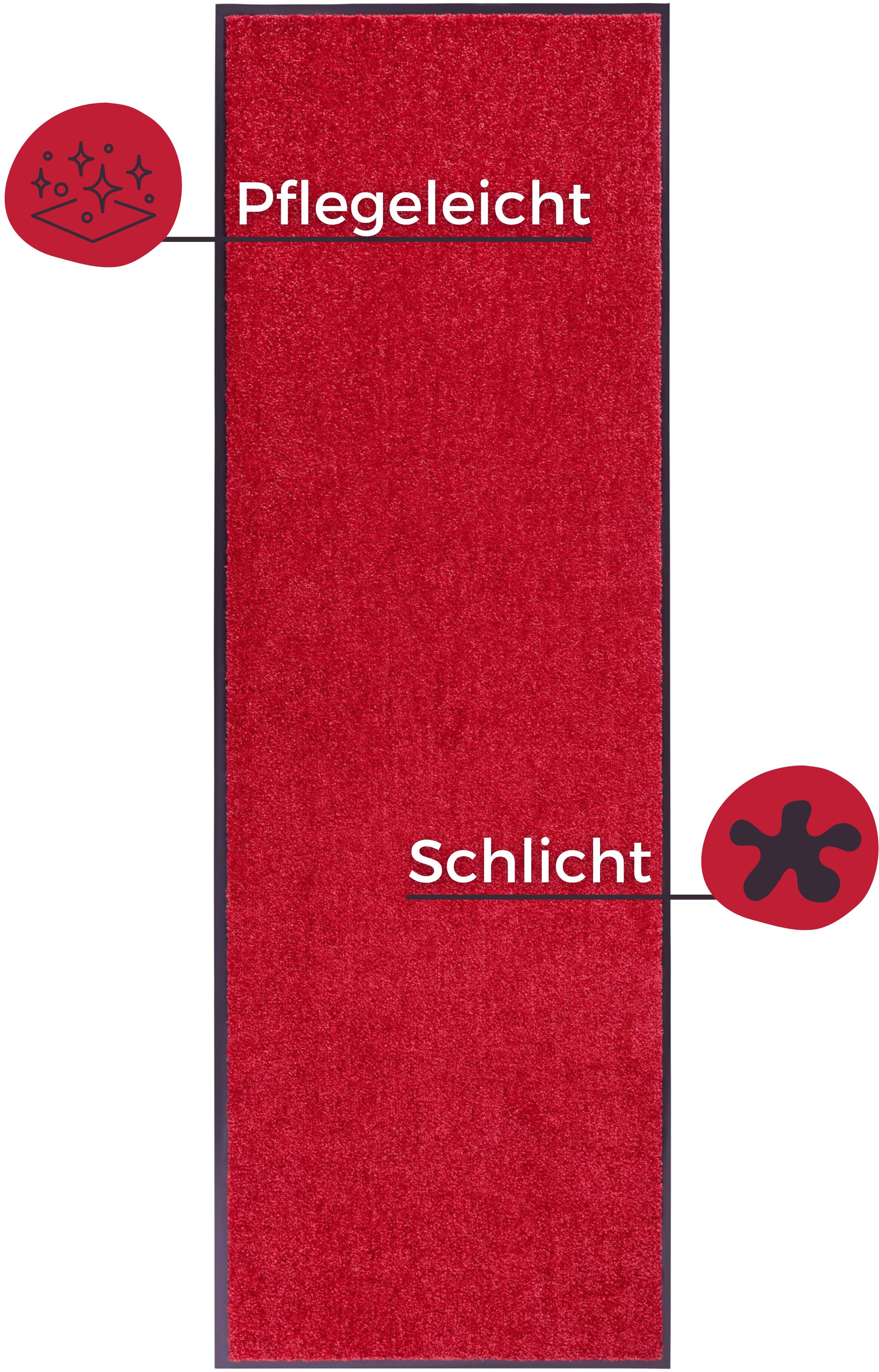 OTTO home Fußmatte Clean & Walk, rechteckig, Höhe: 7 mm, Schmutzfangmatte, Türmatte, In- und Outdoor, Teppich, Läufer, waschbar