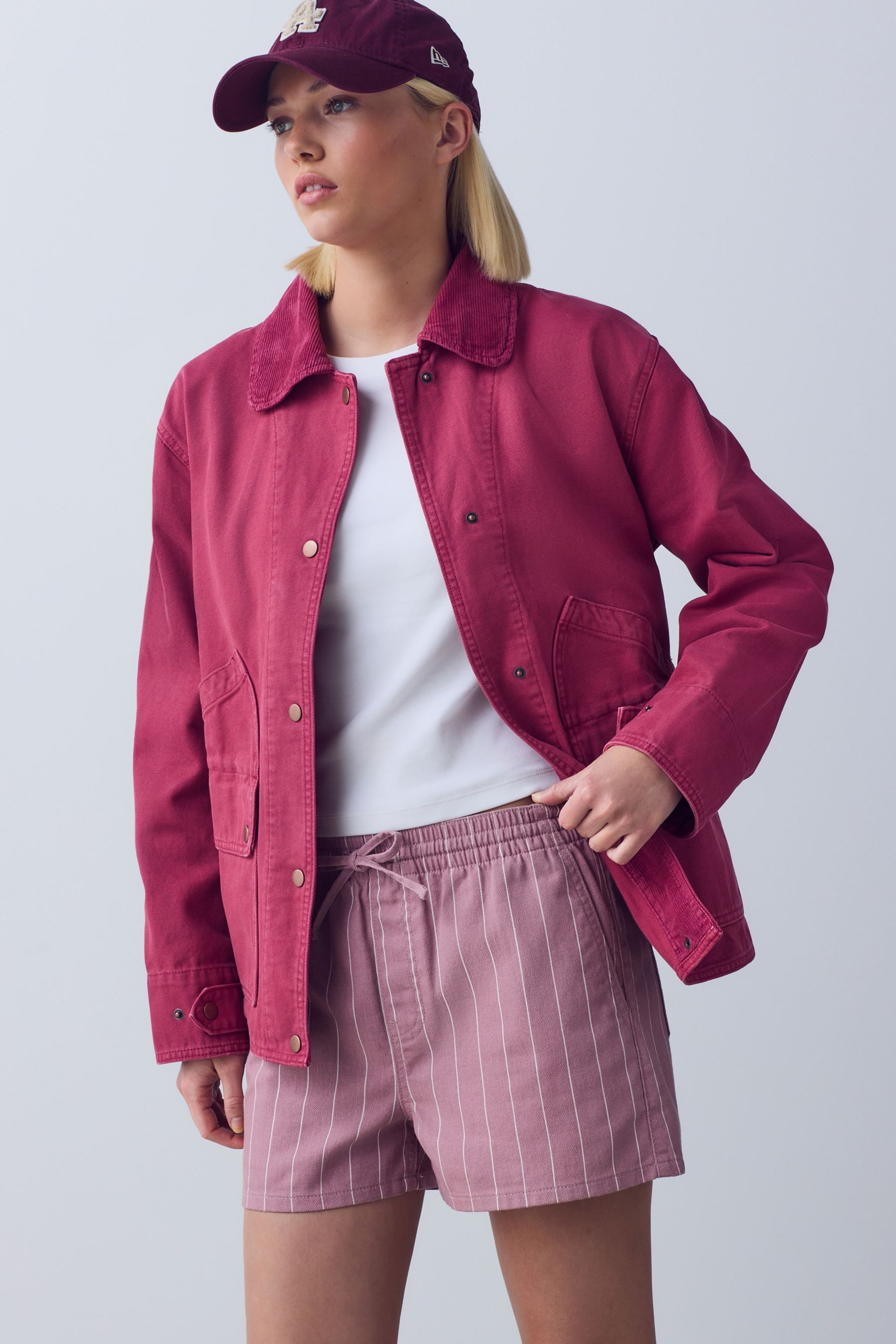 Next Hemdjacke Baumwolljacke (1-St)