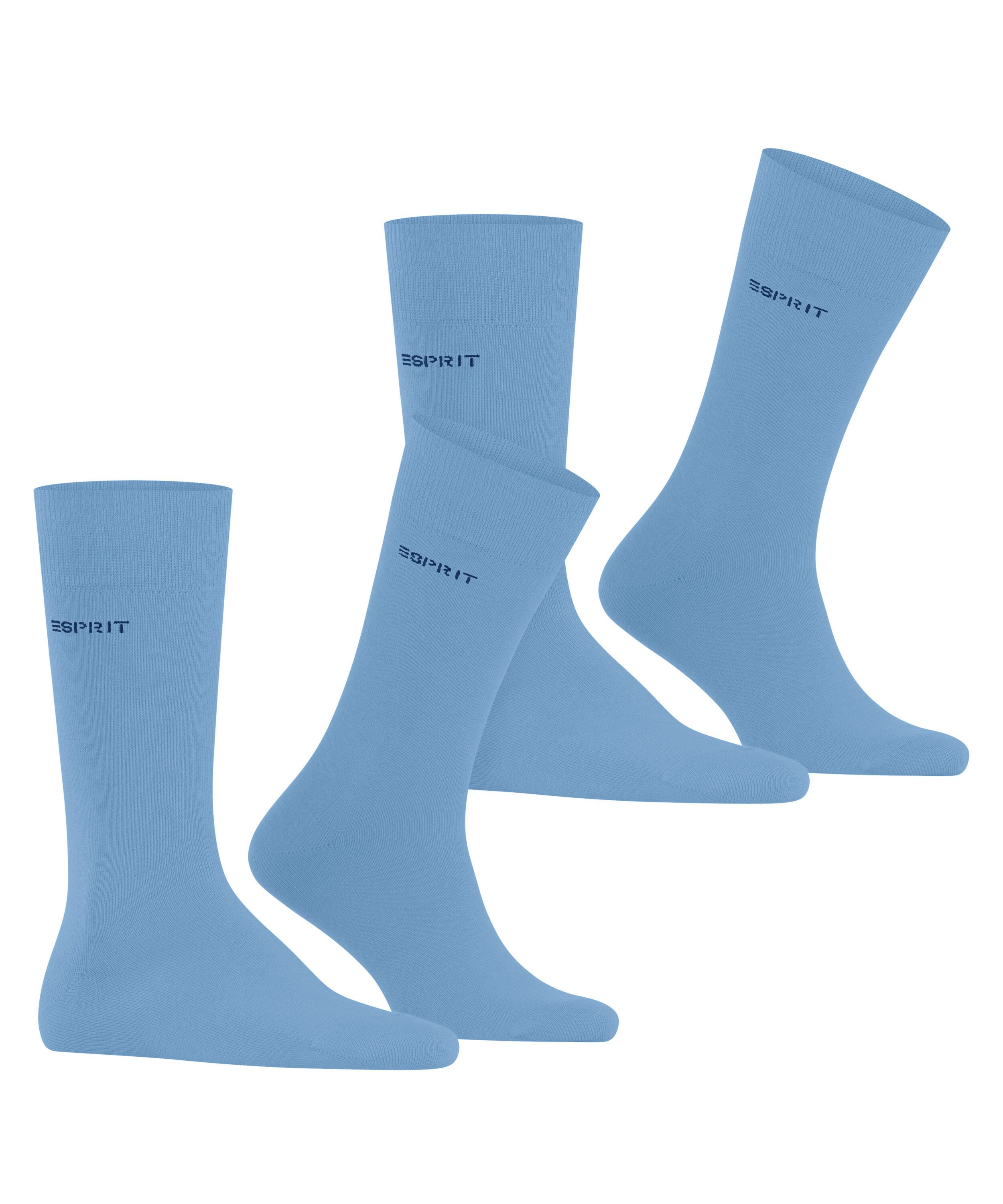 Esprit Socken Basic Uni 2-Pack (2-Paar) mit hohem Baumwollanteil günstig online kaufen
