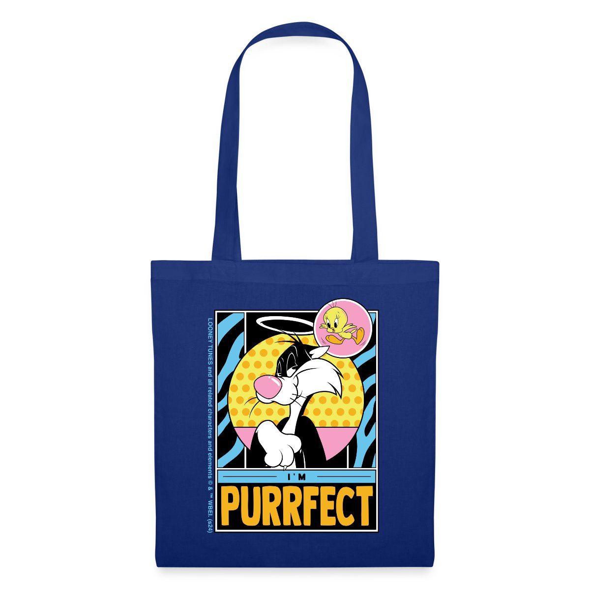 Henkeltasche Looney Tunes Kater Sylvester I'm Purrfect Perfekt Stoffbeutel