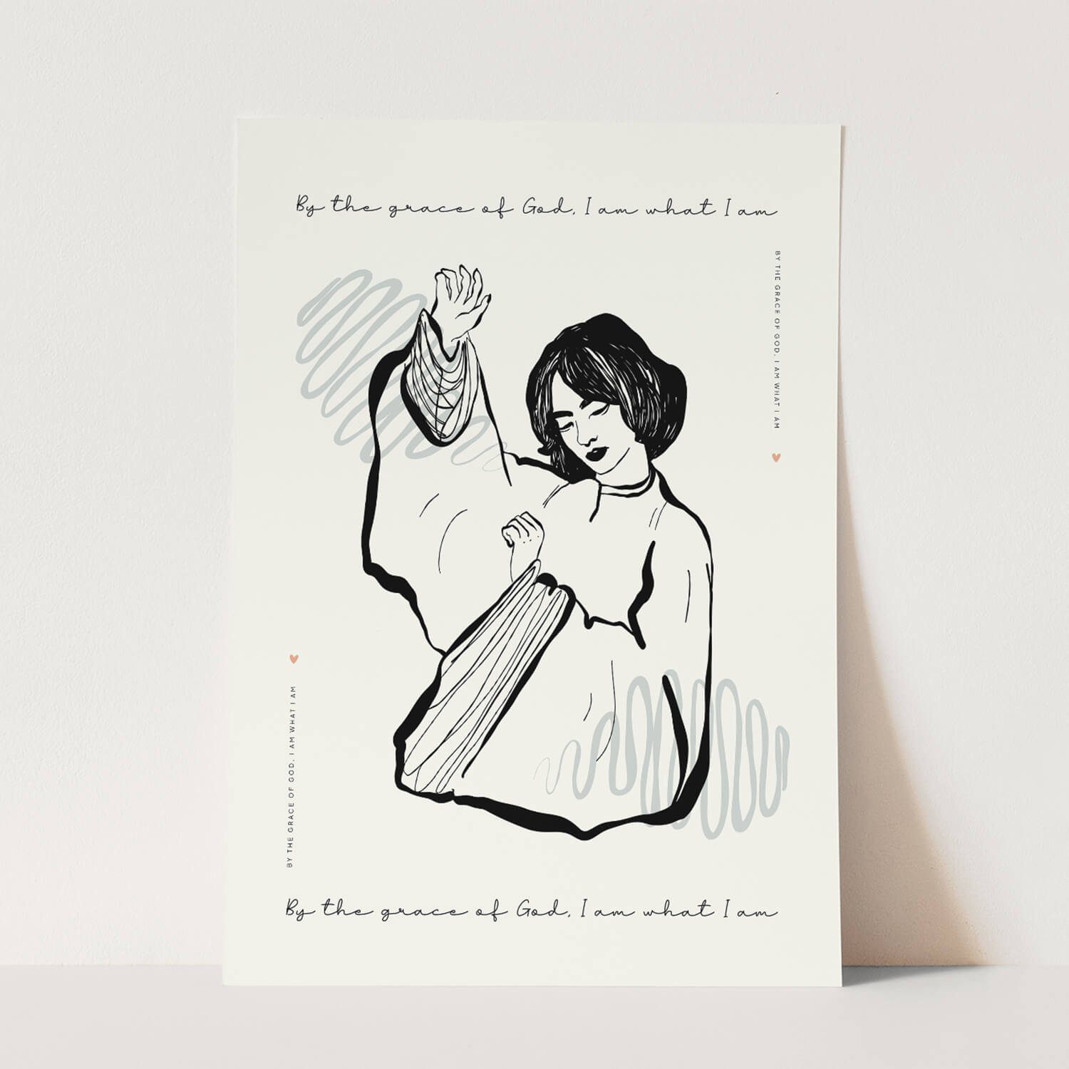 Sinus Art Wandbild Femininity Schöne Illustration Feminin Rebellisch Dekorativ Abstrakt. € 12,00