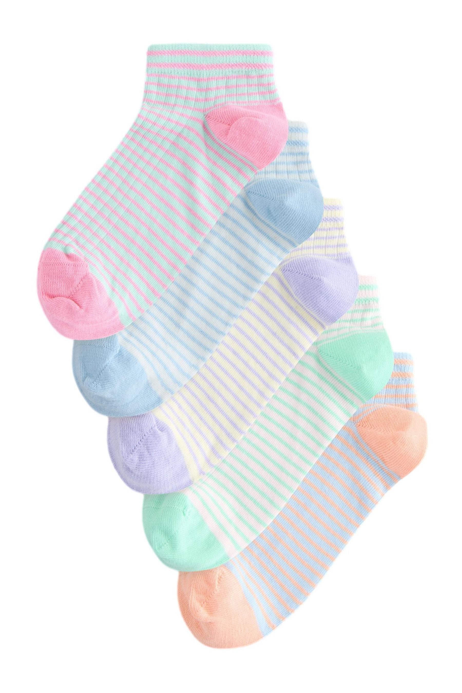 Next Basicsocken Sneaker-Socken mit Streifen, 5er-Pack (1-Paar)