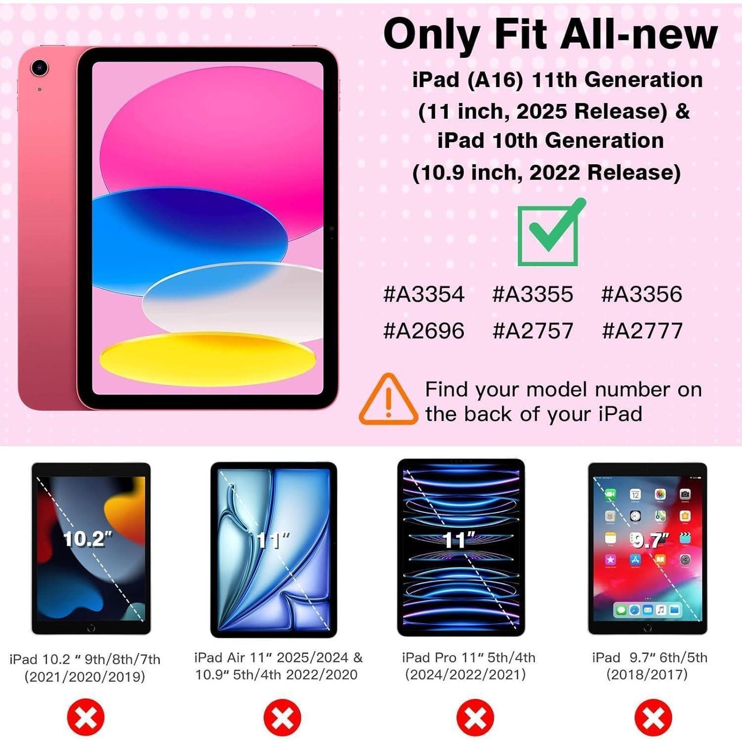LuxusKollektion Tablet-Hülle Hülle für iPad 10. Generation 10,9 Zoll 2022, Smart Cover mit