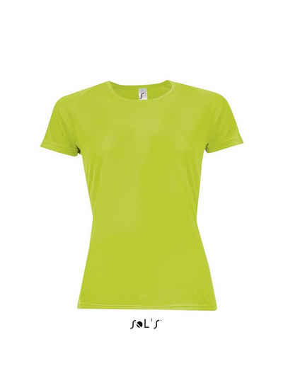 SOLS Trainingsshirt SOL'S Damen Sport T-Shirt Funktionsshirt Fitness Baumwolle Футболки