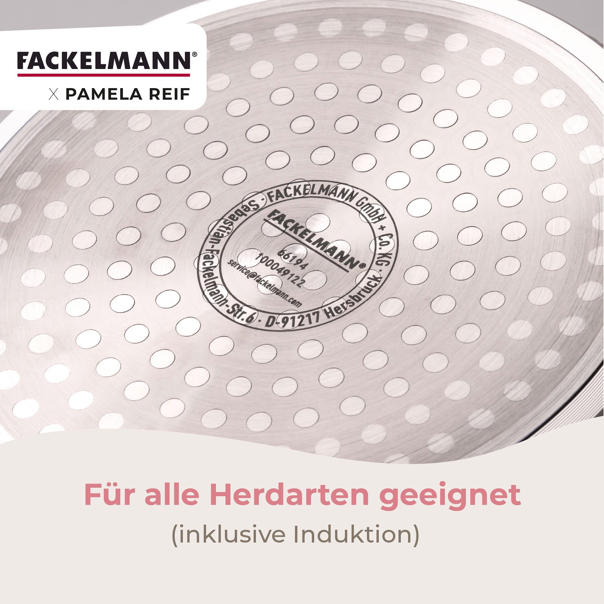 FACKELMANN Bratpfanne Pfanne, Antihaft-Pfanne, Kochgeschirr, Aluminium-Pfanne