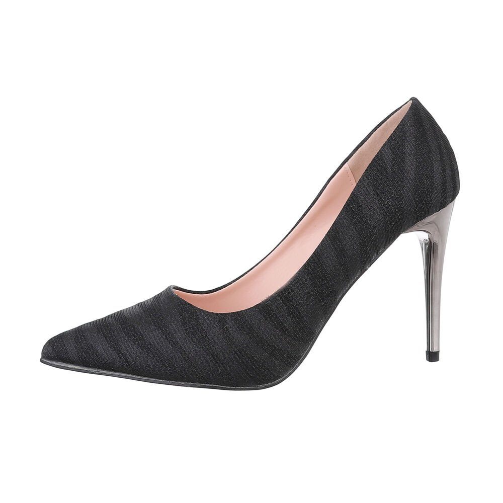Ital-Design Damen Abendschuhe Elegant High-Heel-Pumps Pfennig-/Stilettoabsa günstig online kaufen