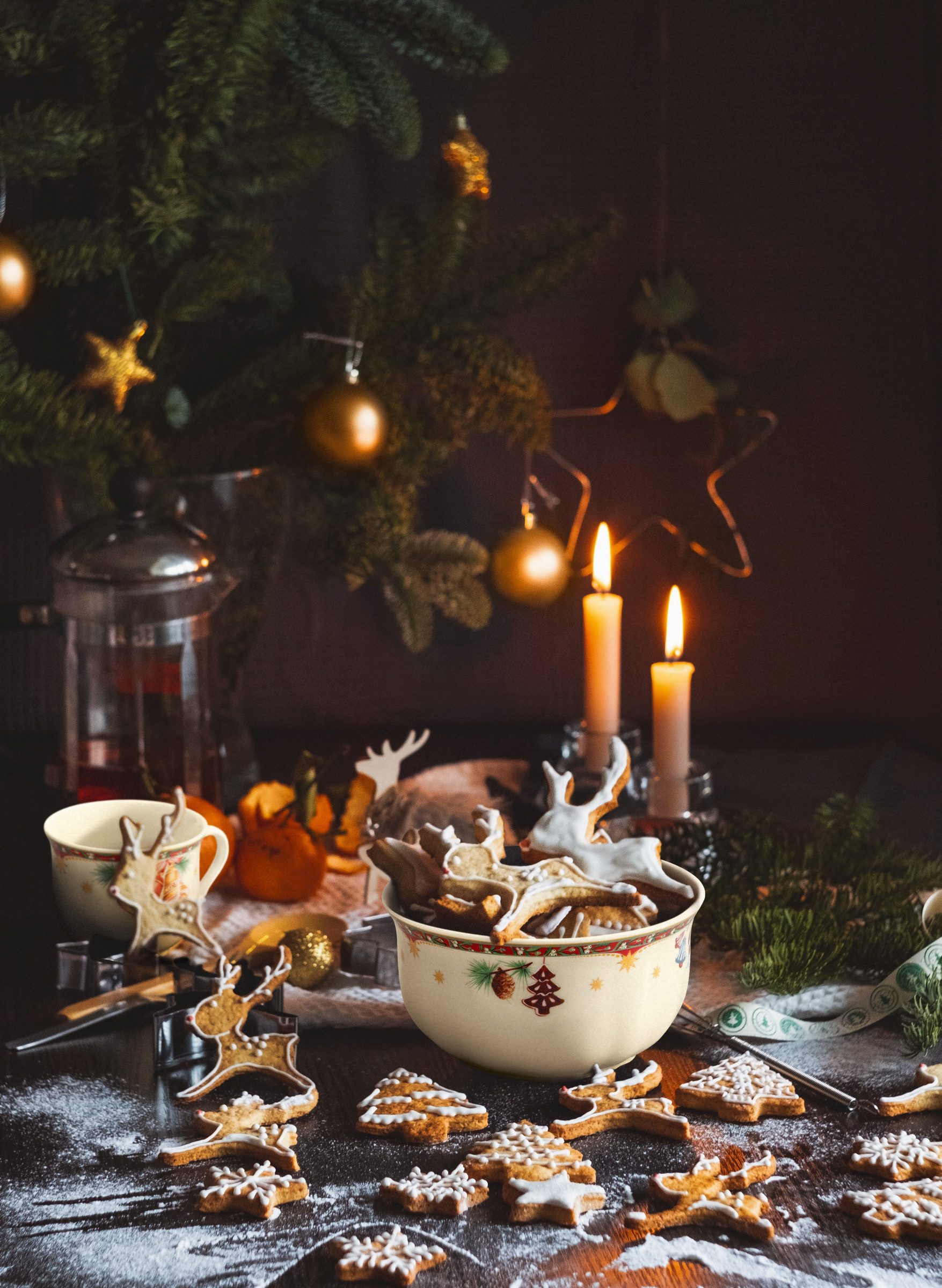 Seltmann Weiden Müslischale Marieluise - Weihnachtsnostalgie, Porzellan, (1-tlg), Schale 15 cm