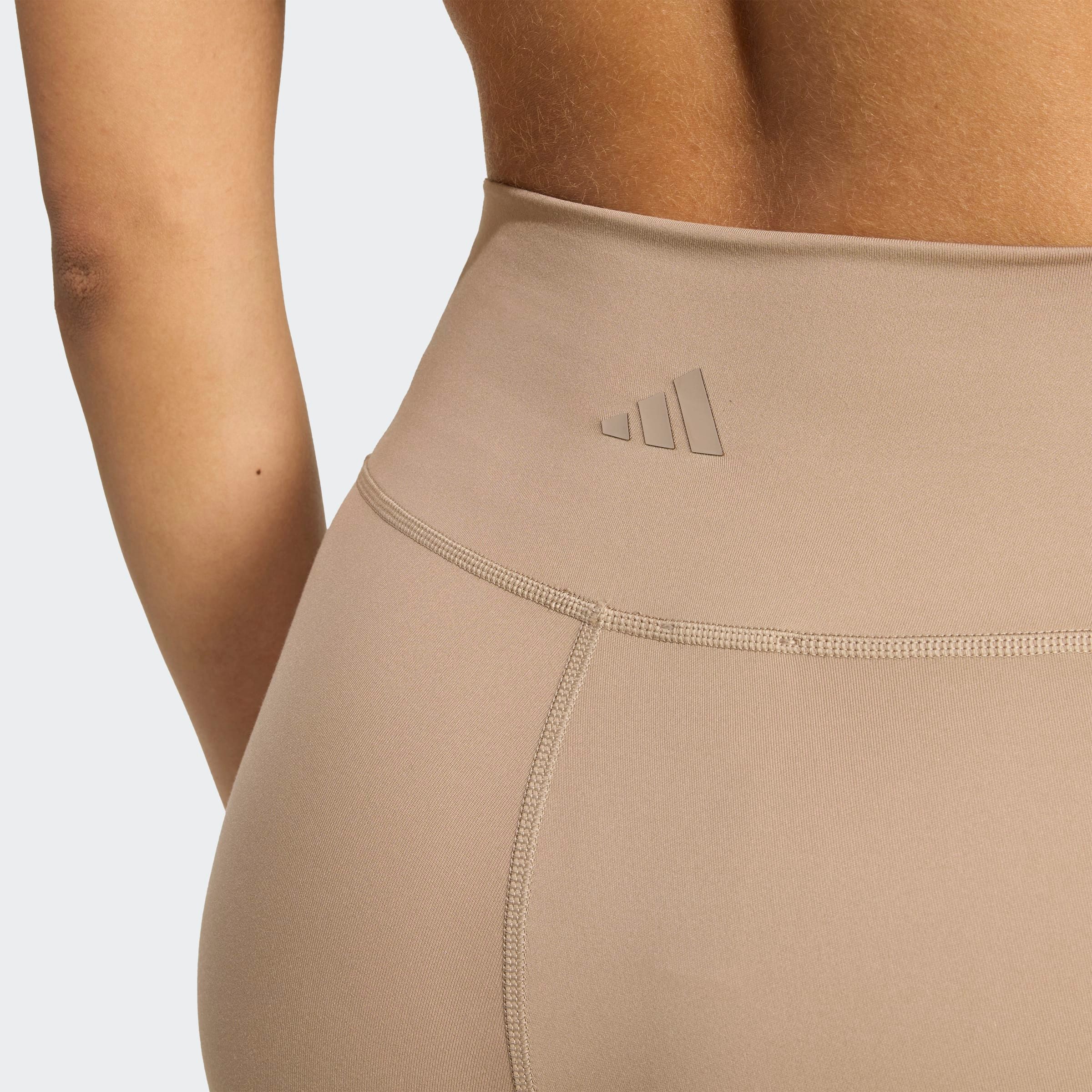 adidas Performance Trainingstights ALLME ESS FLARE mit ausgestelltem Bein, aus weichem und dehnbarem Strickmaterial