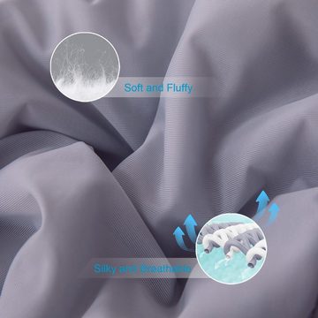 Microfaserbettdecke, Sommerdecke 150x200 cm, Kühlende Bettdecken mit Kühles, autolock