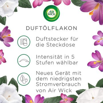 Air Wick Duftöl Flakon (Spar-Pack, 6-St., Nachfüller Seide und Lilienfrische), Sinnlich-floraler Raumduft