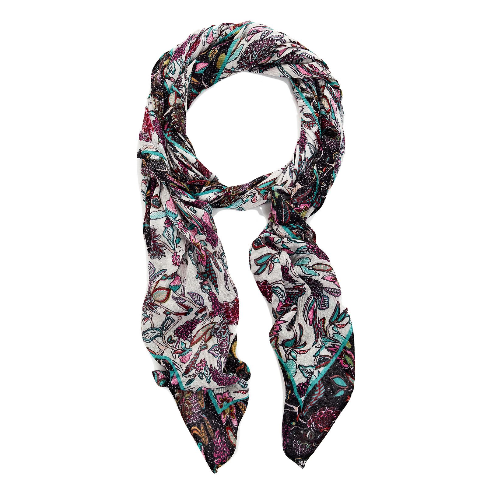 Desigual Halstuch Halstuch Tuch Schal Fou Boho Rectangle 24WAWA04/1000