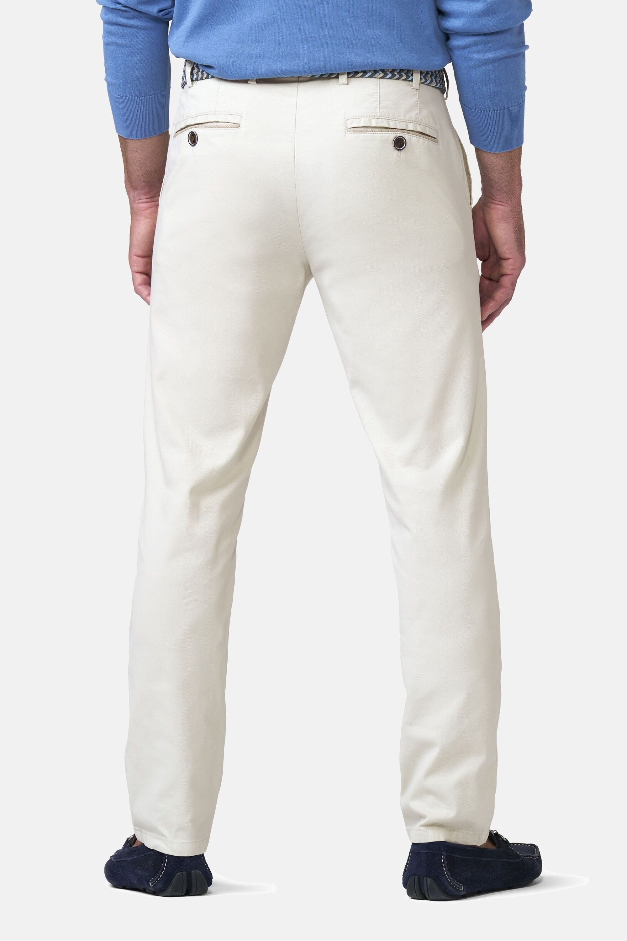 MEYER Chinos Oslo 1-5081 mit bundgewebtem Innenfutter