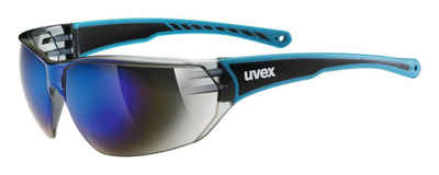 Uvex Sportbrille, (1-St), uvex Unisex – Erwachsene, sportstyle 204 Sportbrille blue/blue