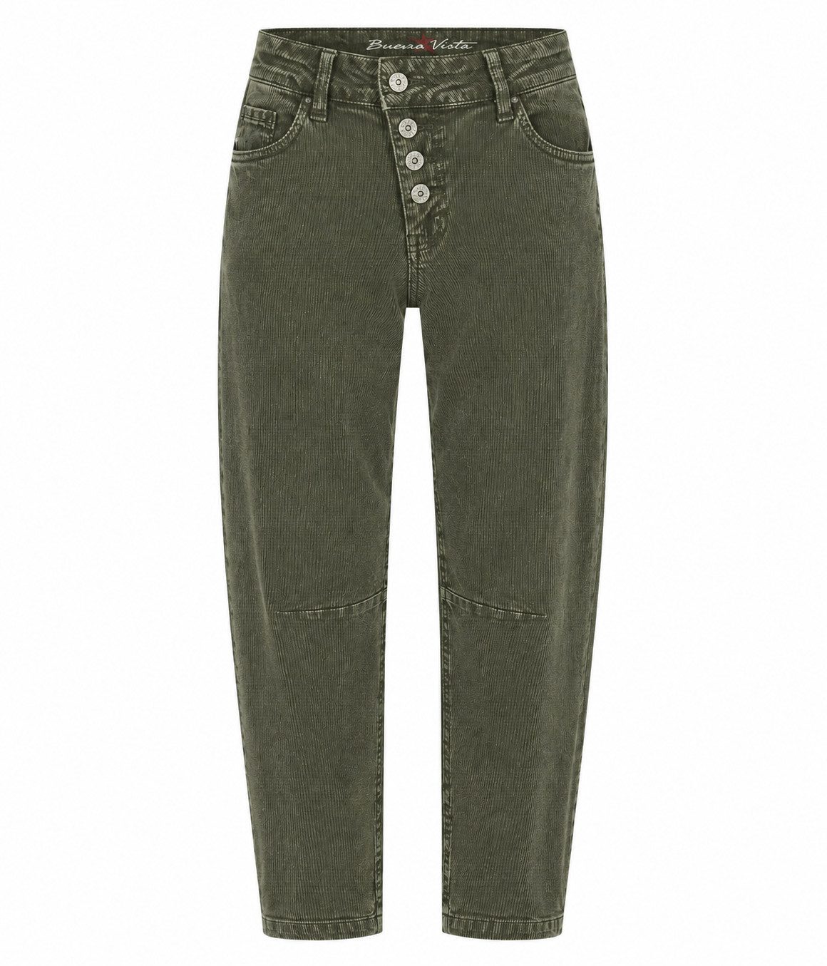 Buena Vista Cordhose Relaxed Malibu corduroy - Lässige Cordhose mit Knopfleiste für Damen