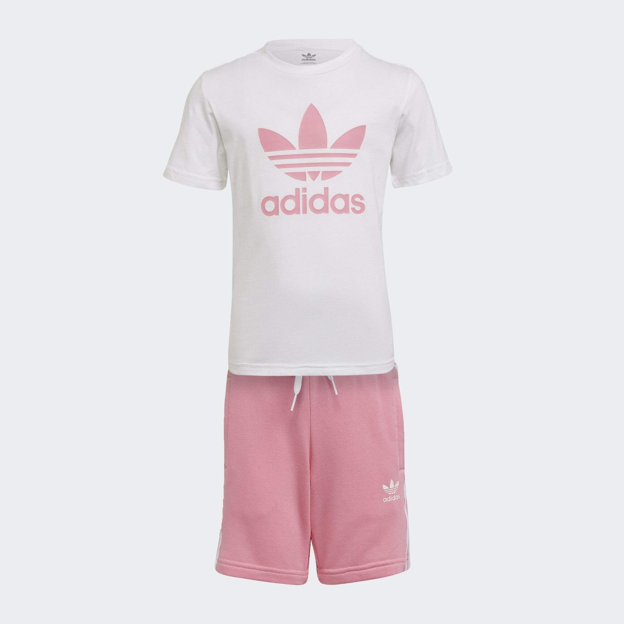 ADICOLOR UND White SHORTS Pink T-SHIRT Originals Bliss / SET Trainingsanzug adidas