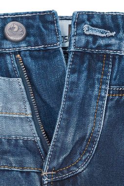 Kosmo Lupo 5-Pocket-Jeans Auffällige Herren Hose BA-KM001 Blau W31/L32 (1-tlg) mit Verzierungen und Nieten