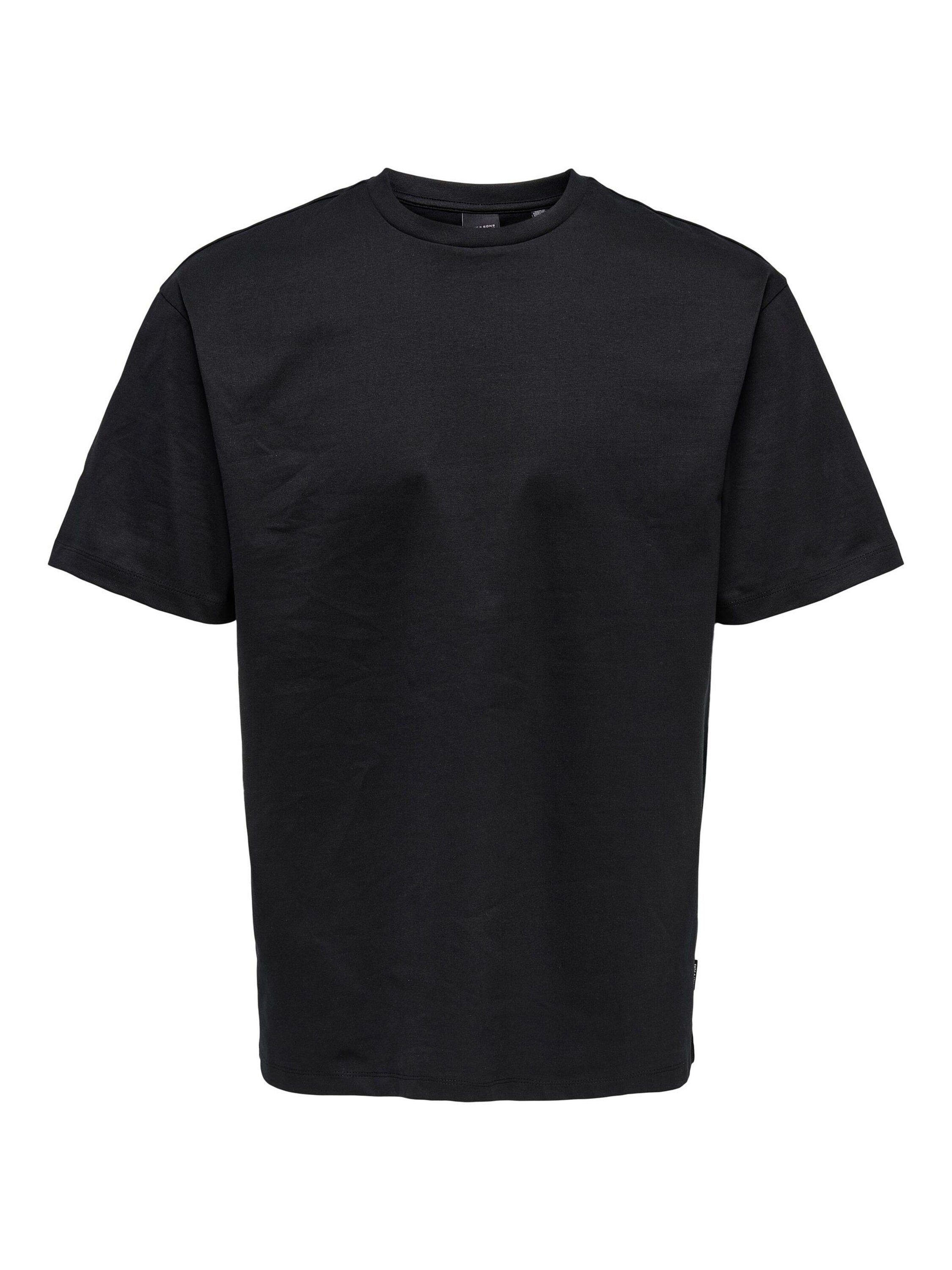 ONLY & SONS T-Shirt - oversize kurzarm Shirt - Basic T-Shirt einfarbig - un günstig online kaufen