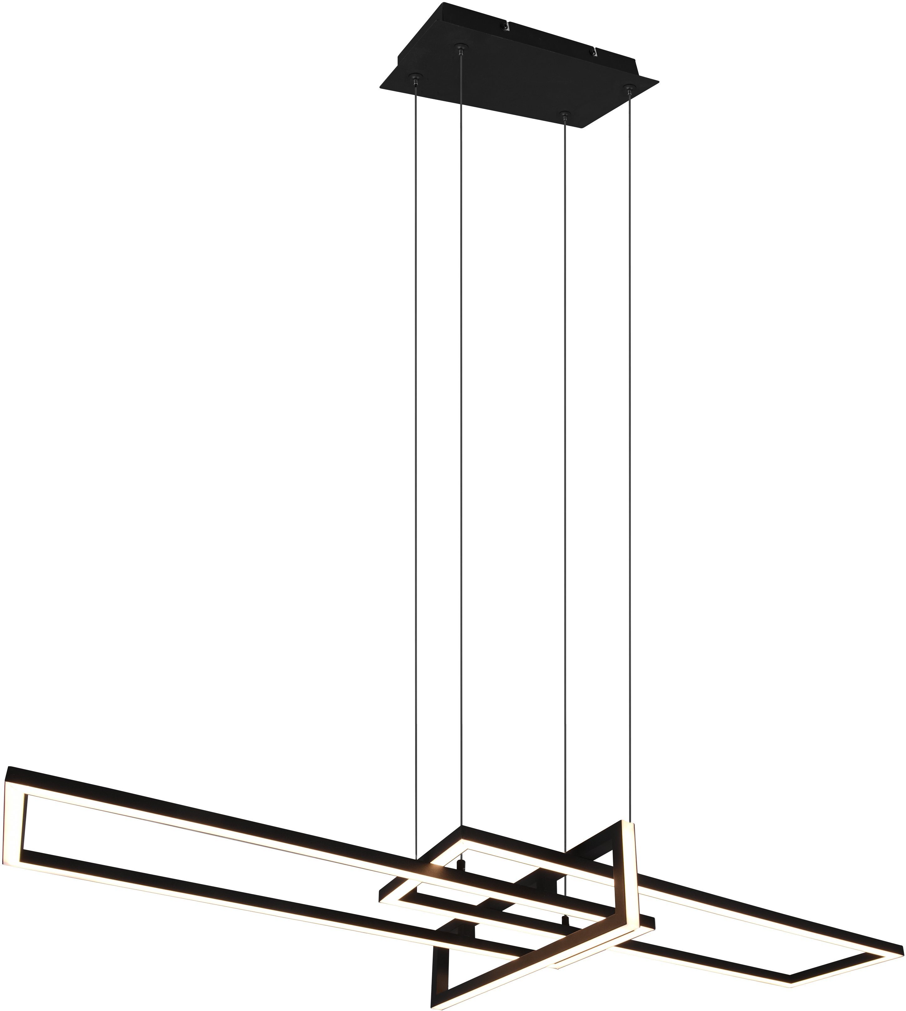 ALICA, dimmbar, LED 150 über Wandschalter Switch mit Leuchten Helligkeitsstufen, LED TRIO mehrere fest cm Pendelleuchte Dimmer, Abhängung Warmweiß, integriert,