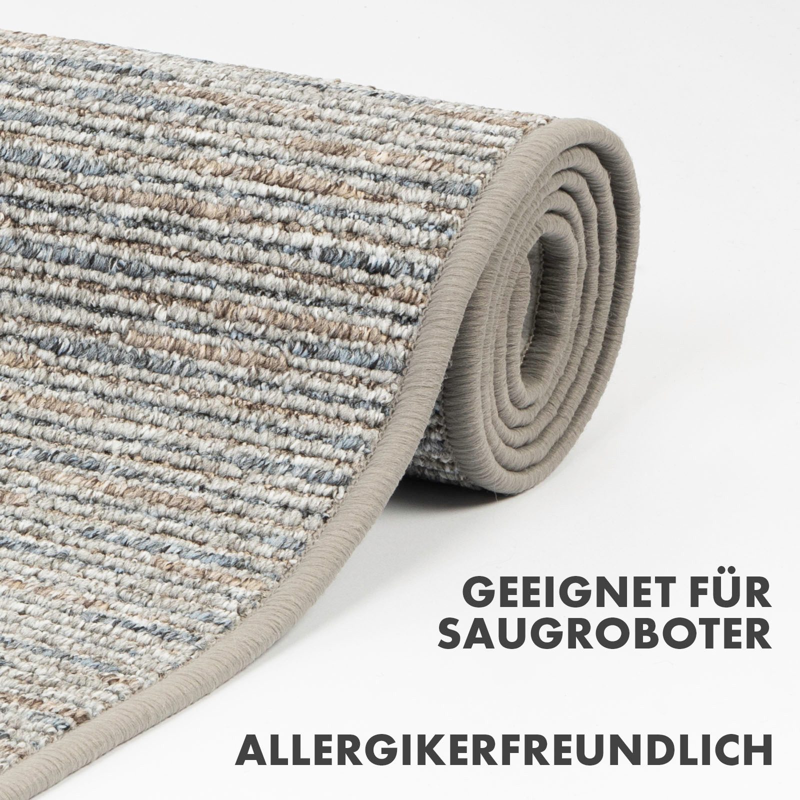 Kubus Teppich auf Maß Genf, Moderner Wohnteppich, Verschiedene Farben und Größen