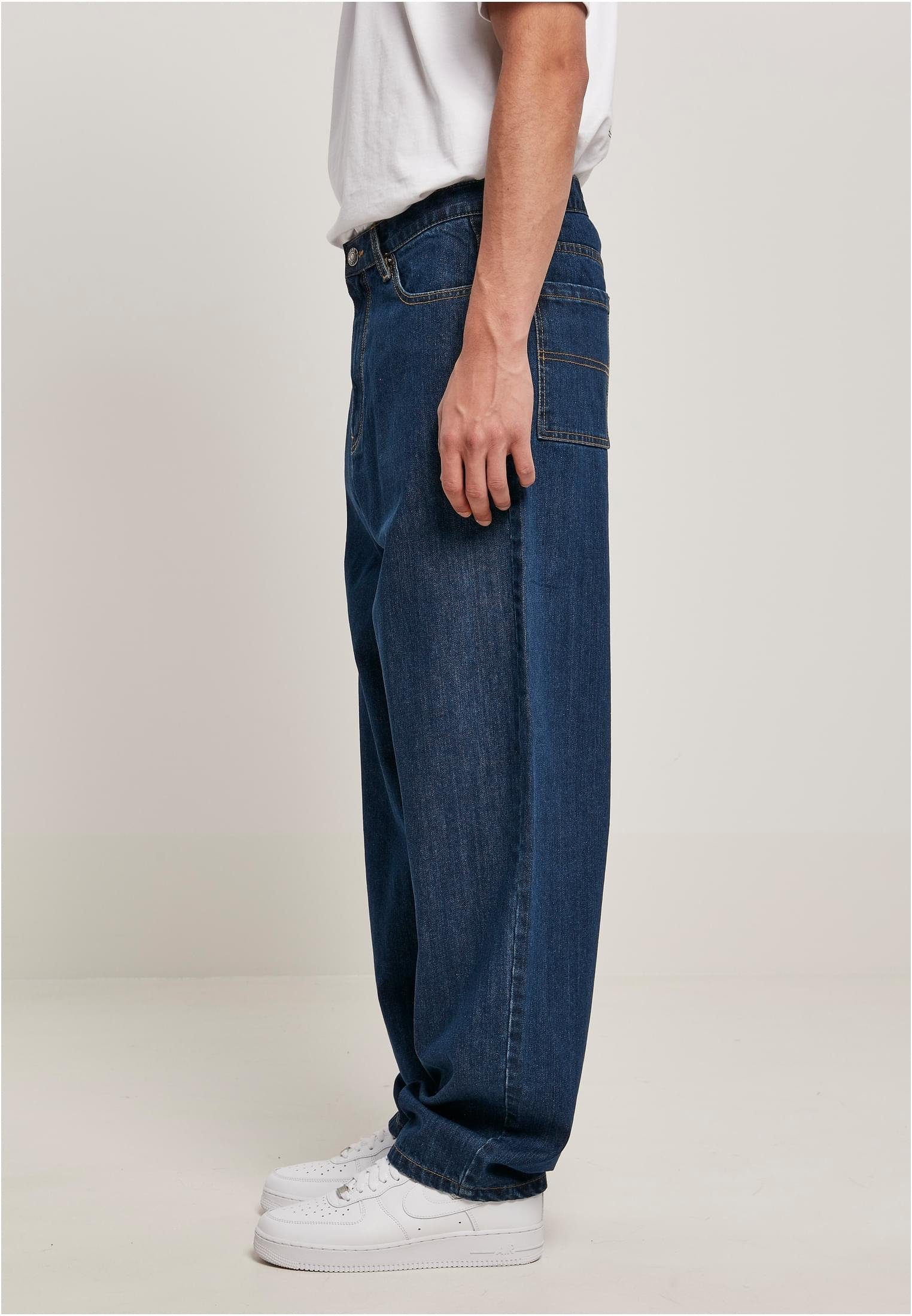URBAN CLASSICS Bequeme Jeans Herren 90‘s midindigo (1-tlg) Jeans washed