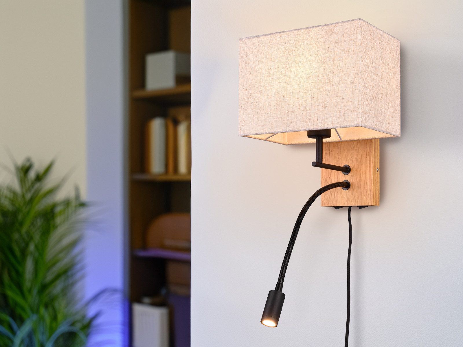 TRIO Leuchten LED Wandleuchte, Lesearm, LED wechselbar, LED fest integriert günstig online kaufen