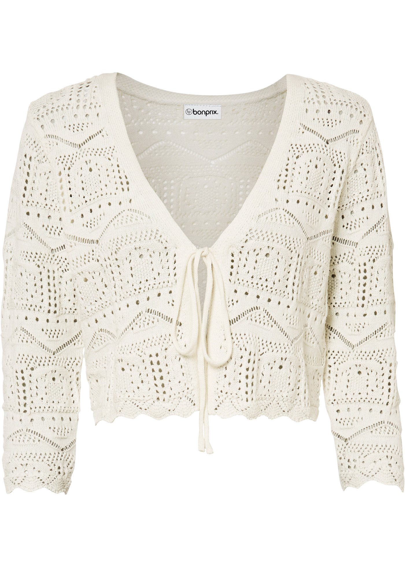 Ajourstrickjacke