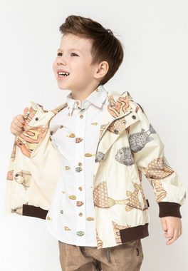 Gulliver Outdoorjacke mit stylischem Print und Kapuze