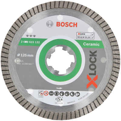 Bosch Professional Diamanttrennscheibe »X-LOCK Best for Ceramic Extra Clean Turbo«