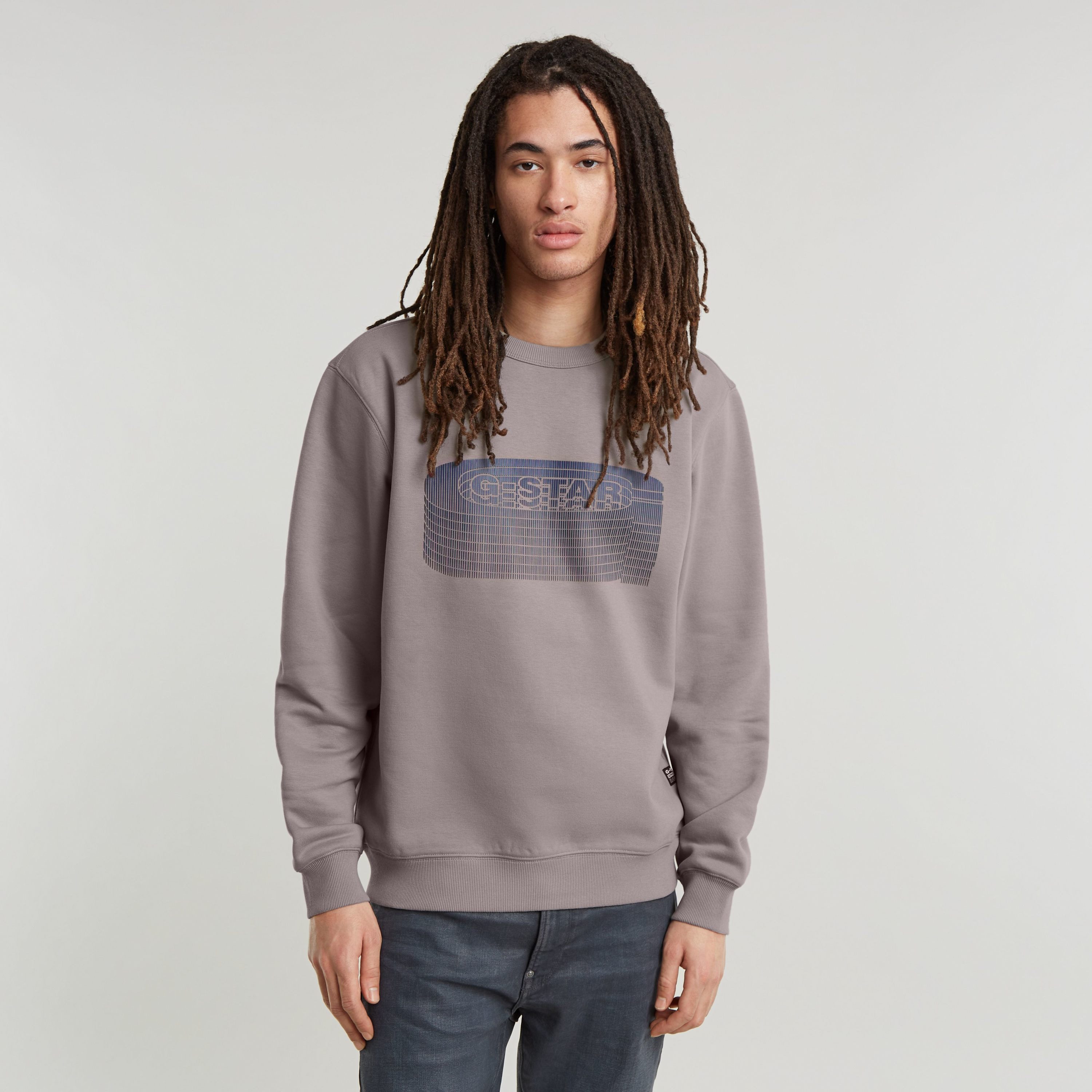 G-STAR Sweatshirt Stacked Old Skool Logo günstig online kaufen