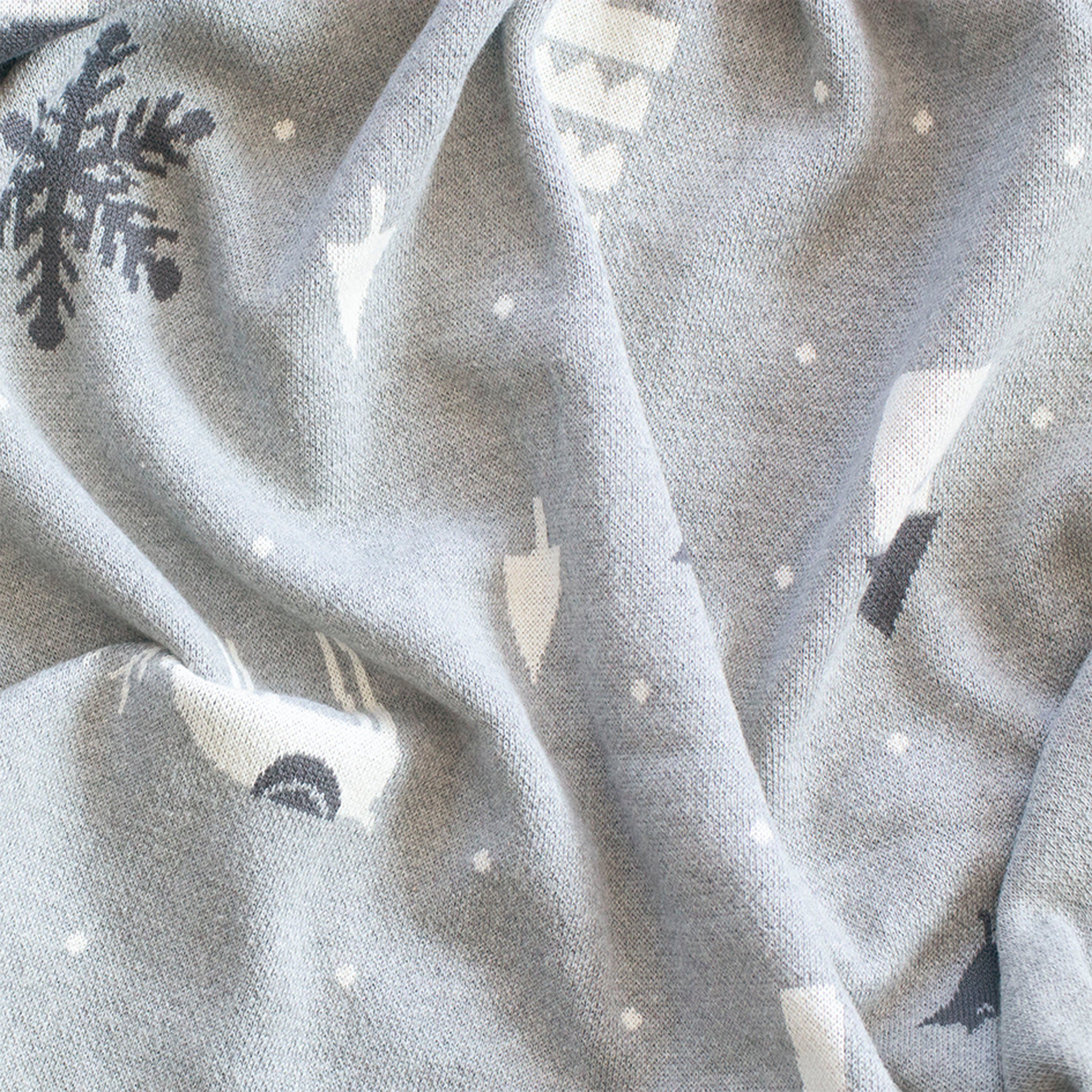 Wohndecke Scandinavian, TOM TAILOR HOME, mit scandinavischem Wintermotiven, Kuscheldecke