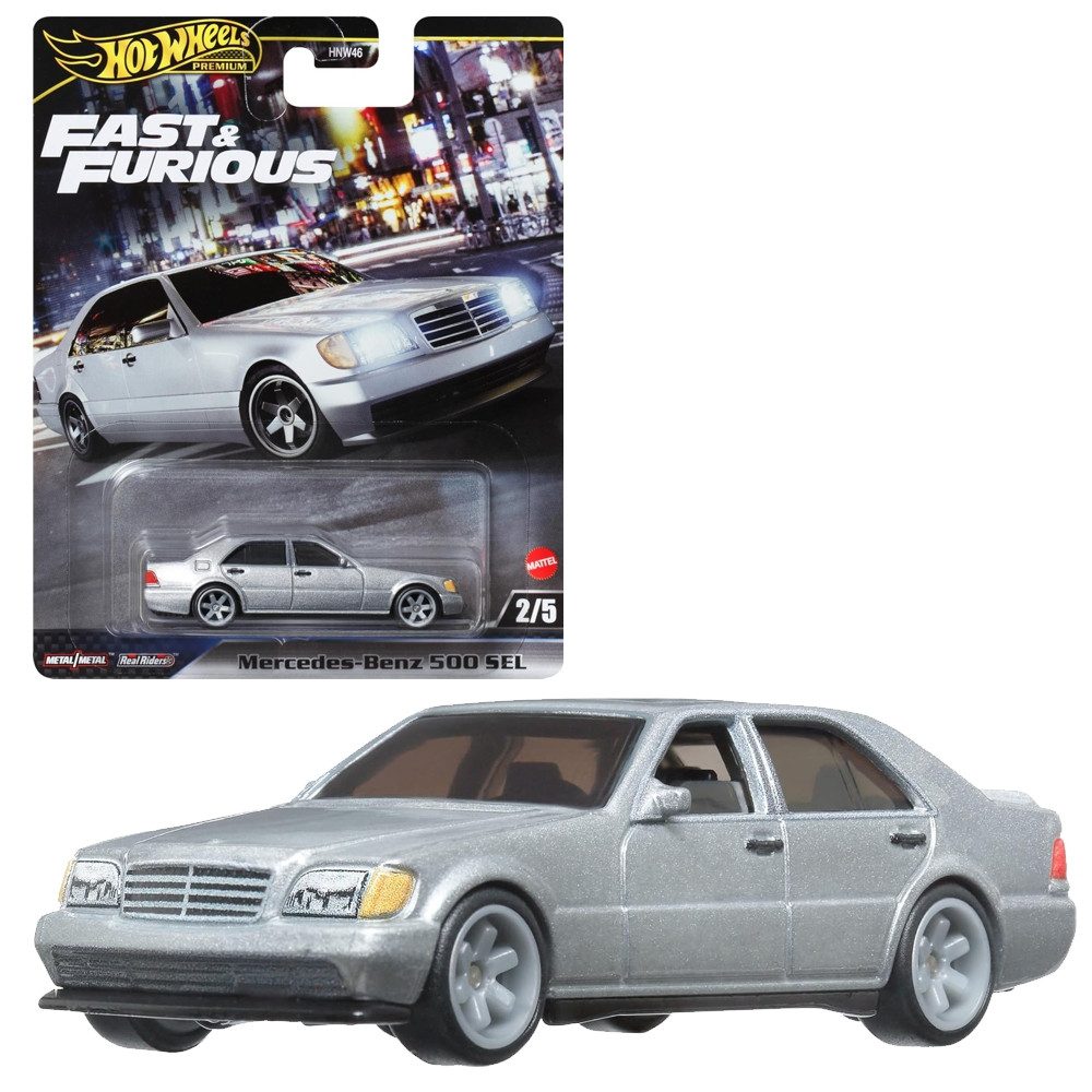 Hot Wheels Spielzeug-Rennwagen Mercedes-Benz 500 SEL günstig online kaufen