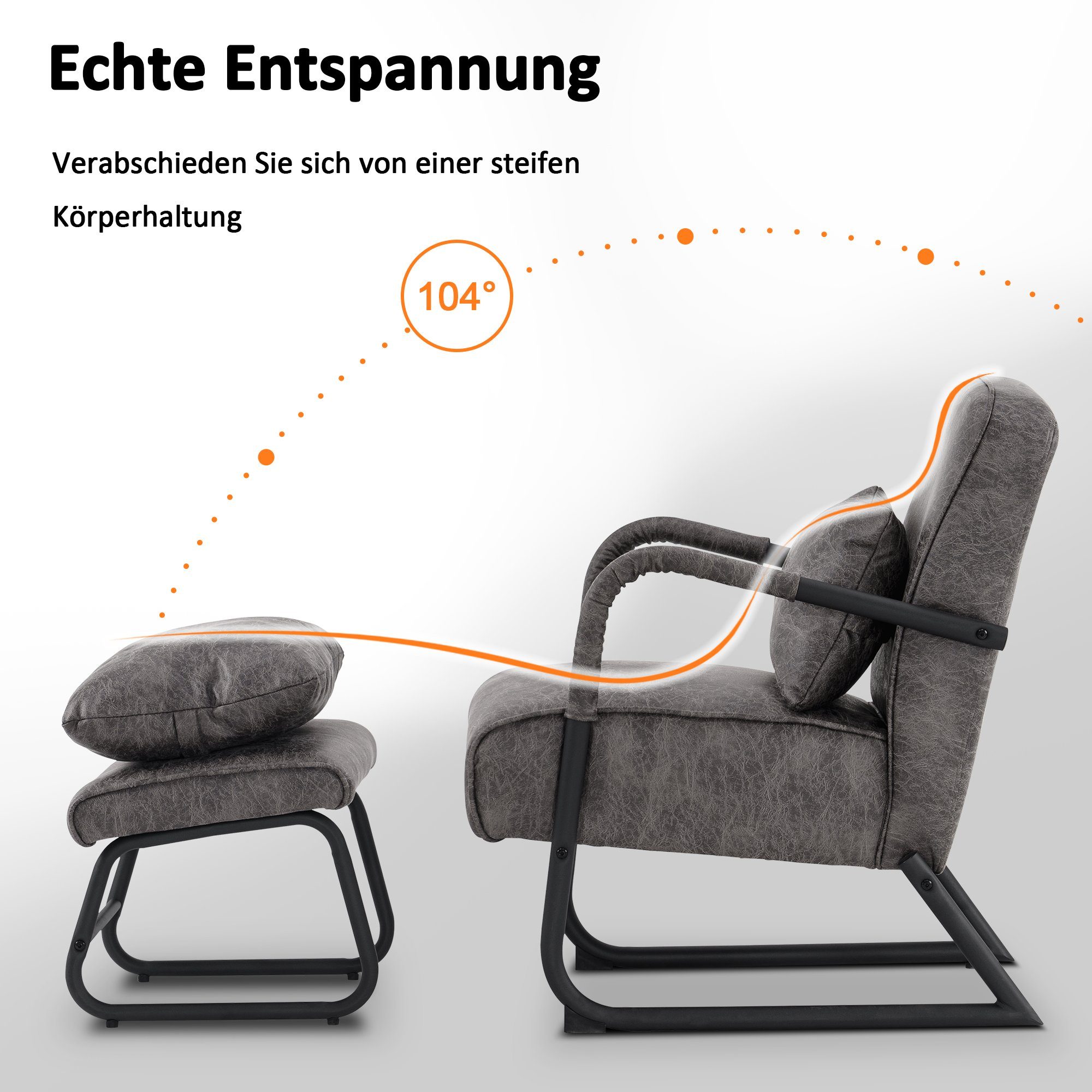 MCombo Relaxsessel MCombo Sessel mit/ohne Hocker, günstig online kaufen